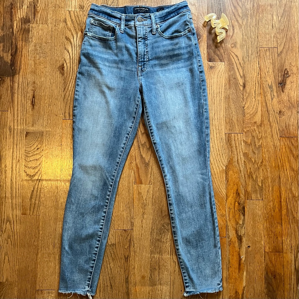 Lucky Brand Light Skinny Jeans Bridgette Skinny Jeans High Rise 235 Inch Inseam